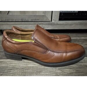 Florsheim Mens Slip On‎ Size 11 D 13865-221 Cognac Comfortech Ortholite Shoes